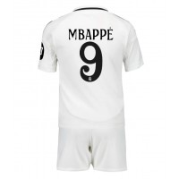 Real Madrid Kylian Mbappe #9 Fußballbekleidung Heimtrikot Kinder 2024-25 Kurzarm (+ kurze hosen)